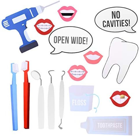 LUOEM Medical Themed Photo Booth Props 16pcs Kit