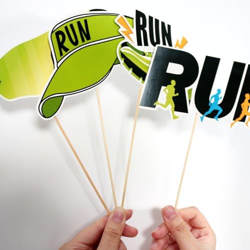 FOZEE Running Photo Booth Props 20Pcs