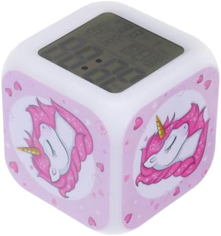 Unomor Unicorn LED Digital Alarm Clock with Brightness Control