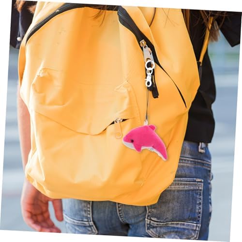 Mini Dolphin Plush Pendant Keychain Party Favor Accessory