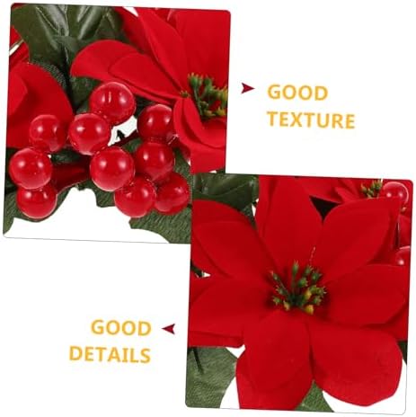 Wakauto Mini Christmas Candle Wreath Decor