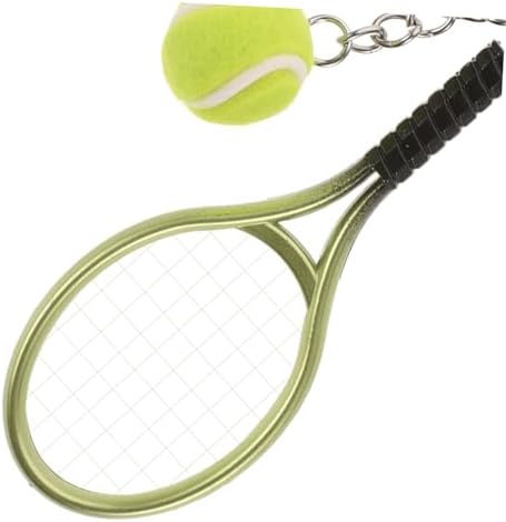 Didiseaon 2 Pcs Tennis Racket Keychains for Boys Party Favors