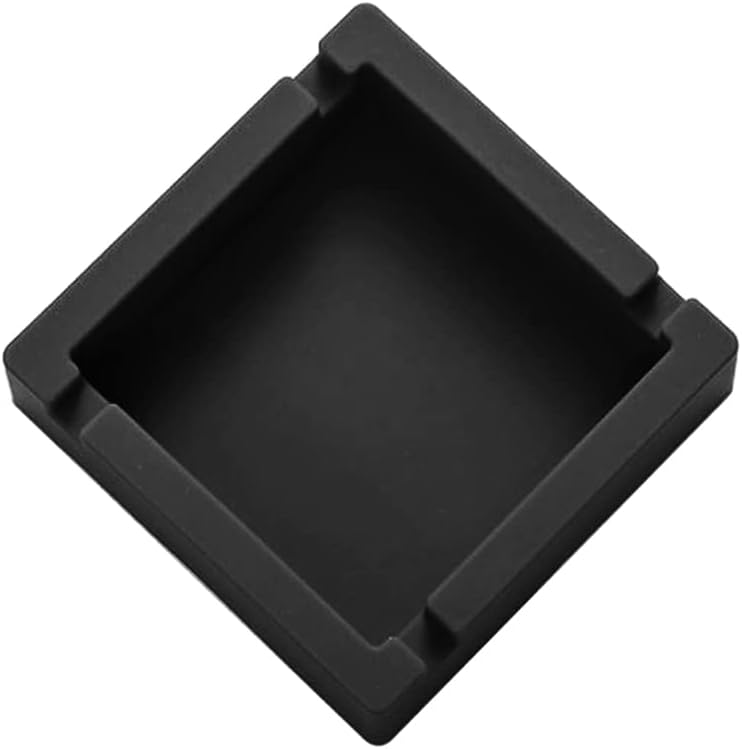 2Pcs Cigar Ashtray Silicone Unbreakable Big with Dual Rest
