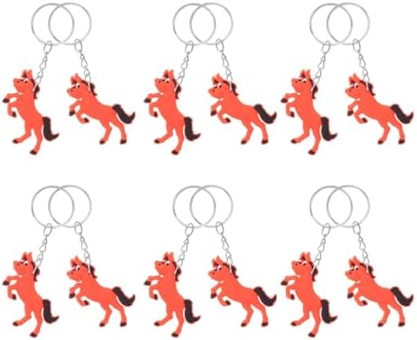 Alipis Cartoon Horse Keychain for Boys Birthday Party Favors