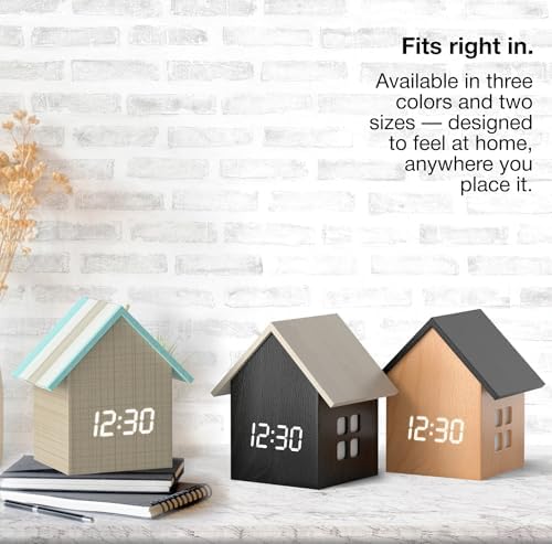Driini Digital House Alarm Clock with Temp Display