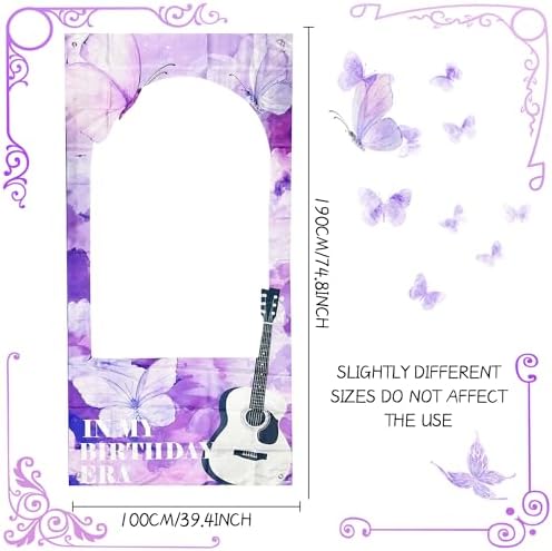 LaVenty Sparkling Guitar Themed Photo Booth Backdrop