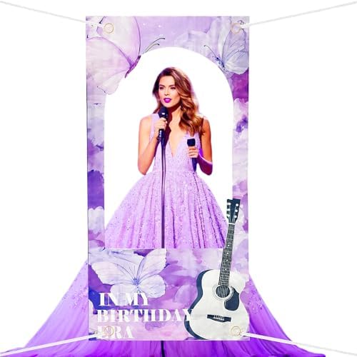 LaVenty Sparkling Guitar Themed Photo Booth Backdrop
