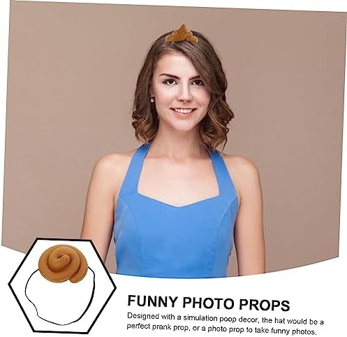 3pcs Funny Poop Hat Set for Party Prank Costumes