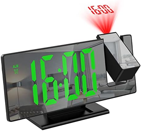 ORIA Projection Alarm Clock with Temperature and Brightness Control
