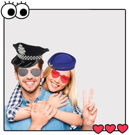 HEYTOP 21 Pcs Funny Photo Booth Props Set for Adults