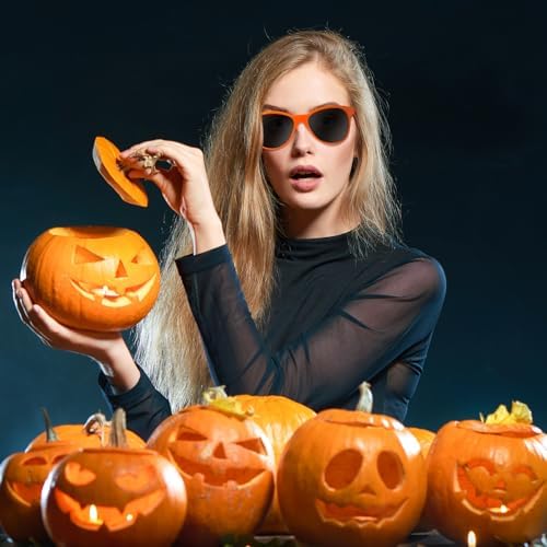 Flutesan 24 Pcs Halloween Glasses Set Photo Props