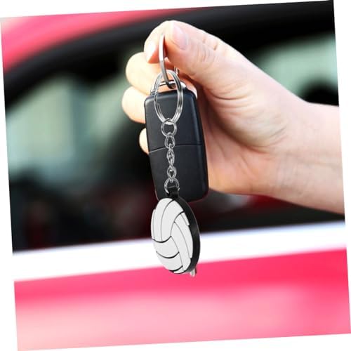 BESPORTBLE 16-Piece PVC Volleyball Keychain Set