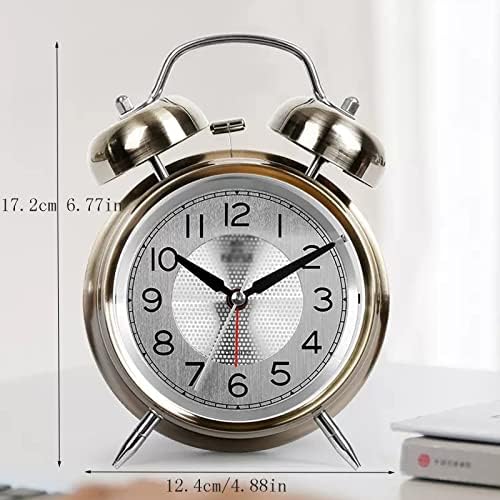 Loud Double Bell Alarm Clock for Heavy Sleepers