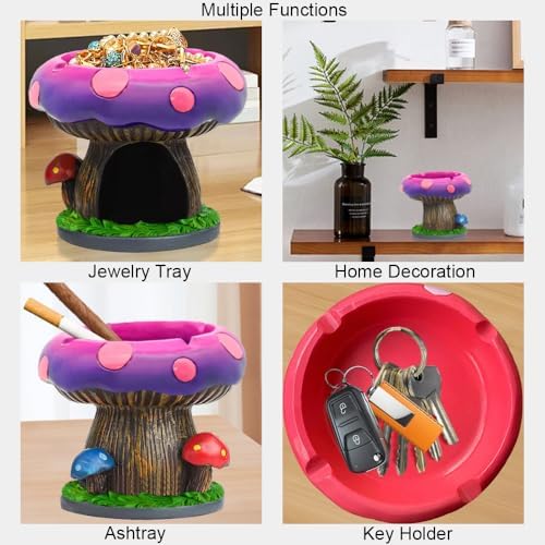 YukaBa Fantastical Mushroom Ashtray with Storage