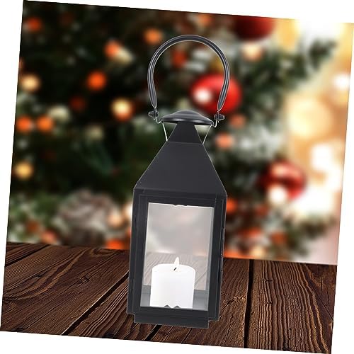 Nordic Iron Candle Lantern for Christmas Decor