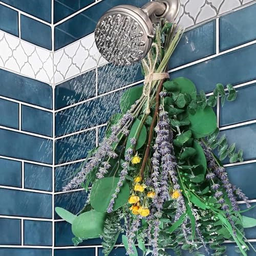 70pcs Dried Lavender and Eucalyptus Mix for Shower Hanging