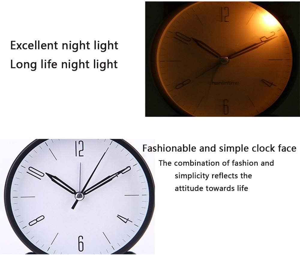 Double Bell Alarm Clock with Backlight for Home Decor