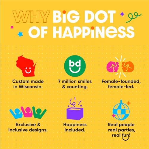 Big Dot of Happiness Graduation Props 2025 Purple 20-Pack