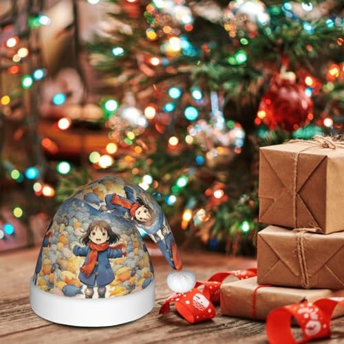 Qin Z Zheng Fish Lover Santa Hat Personalized Christmas Gift for Women