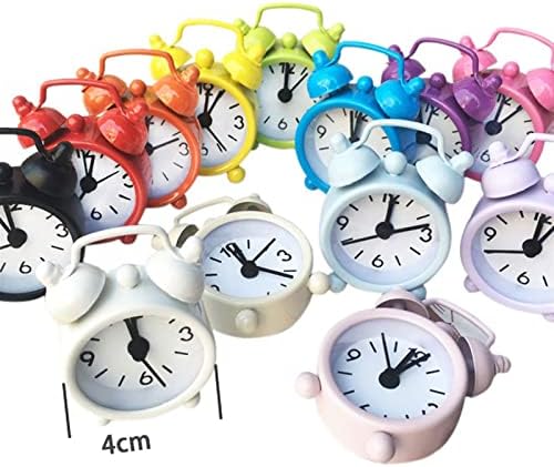 GRFIT Mini Round Digital Alarm Clock with Mirror