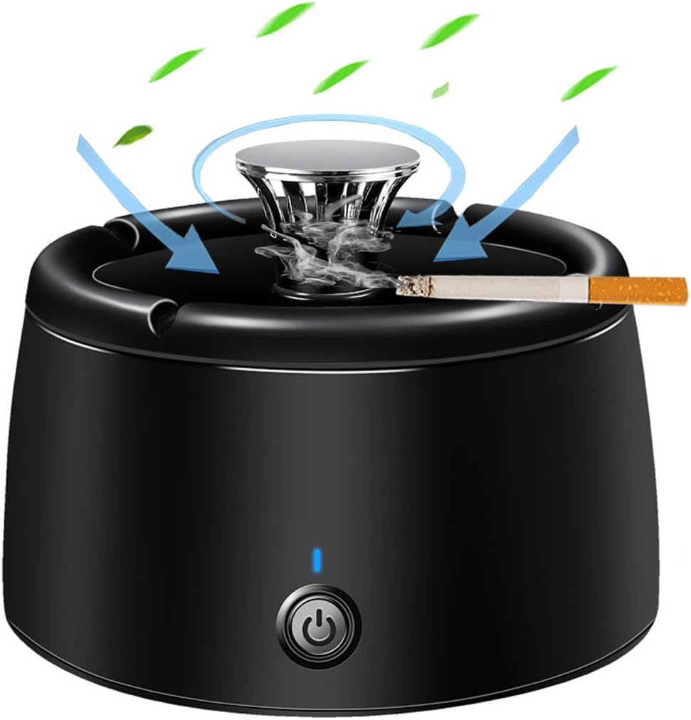 Smokeless Ashtray with Air Purifier Function USB Rechargeable 2 in 1
