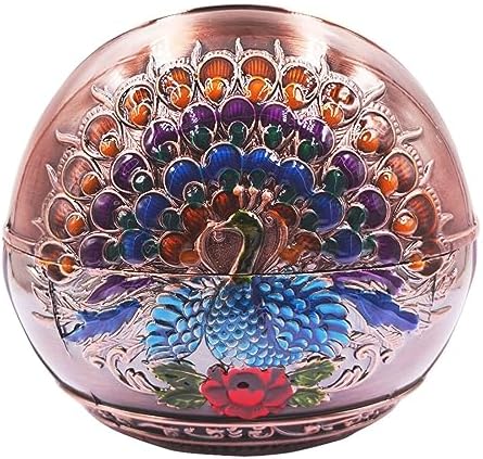 Hourwof Smokeless Ashtray with Lid Copper
