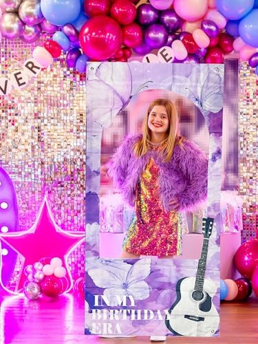 LaVenty Sparkling Guitar Themed Photo Booth Backdrop