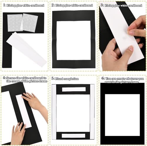 18pc Blank Photo Booth Props with Black Chalkboard Frame and Bubble Backdrop