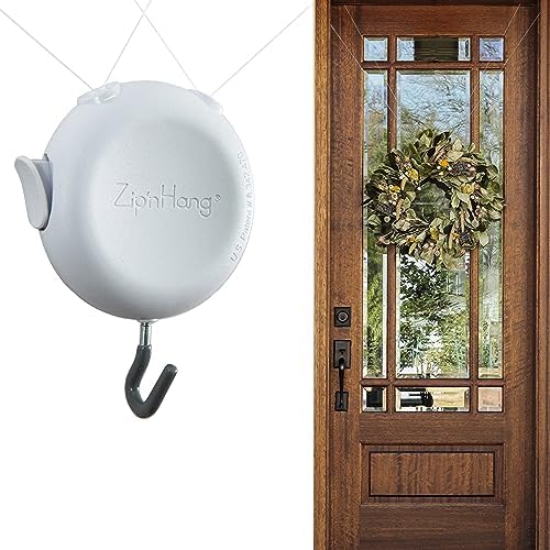 Zip n Hang Xtra Wreath Hanger for Glass Doors