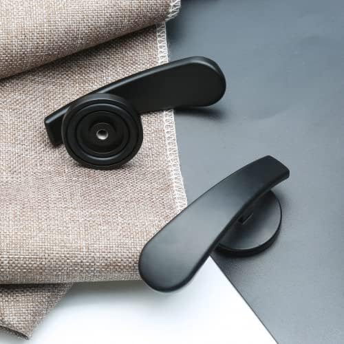 2 Pack Black Curtain Tieback Hooks with Screws