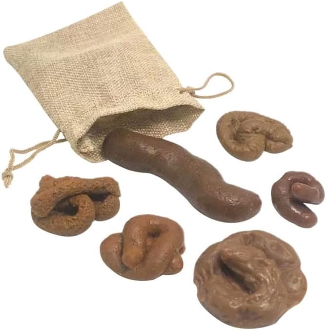 Floating Fake Poop Prank Gag 6PCS for Halloween April Fools