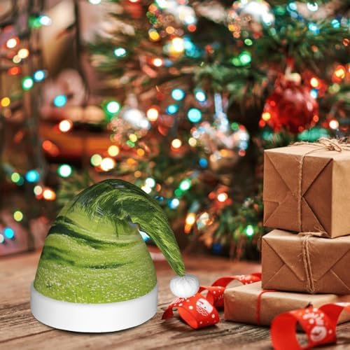 QINZHENG Personalized Santa Hat with Willow Tree Print
