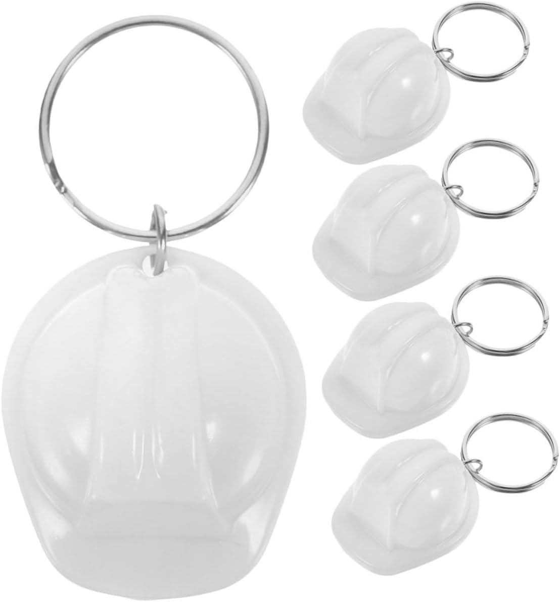 Mini Construction Helmet Keychain for Workers and Party Favors