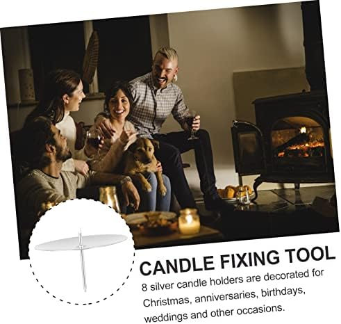24pcs Iron Candle Holder for Festivals and Celebrations
