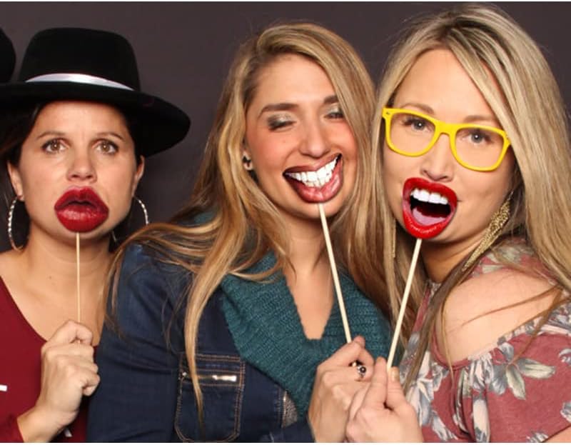 20pcs Funny Lip Mouth Photobooth Props for Parties