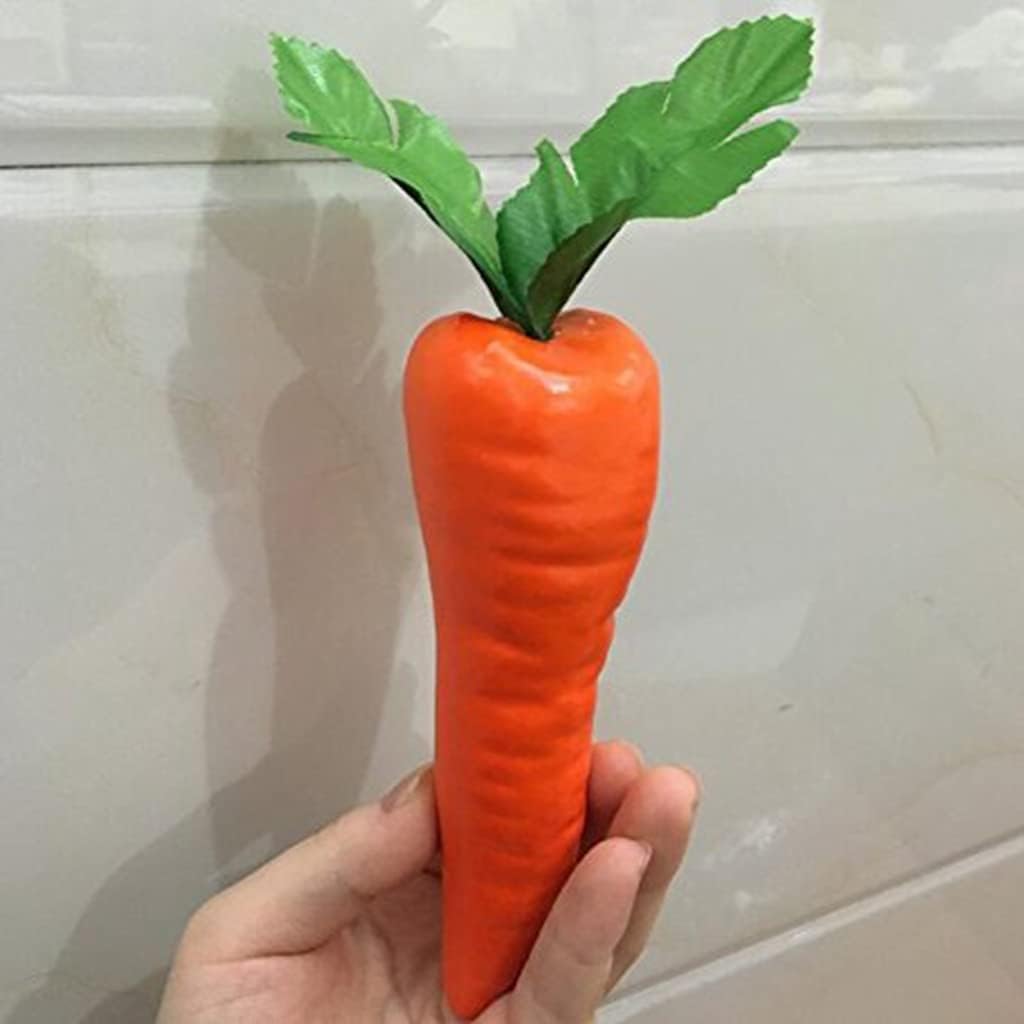 1Pc Orange Artificial Carrot Home Decor
