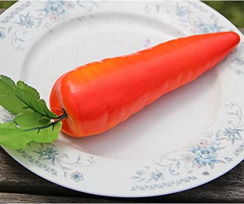 1Pc Orange Artificial Carrot Home Decor