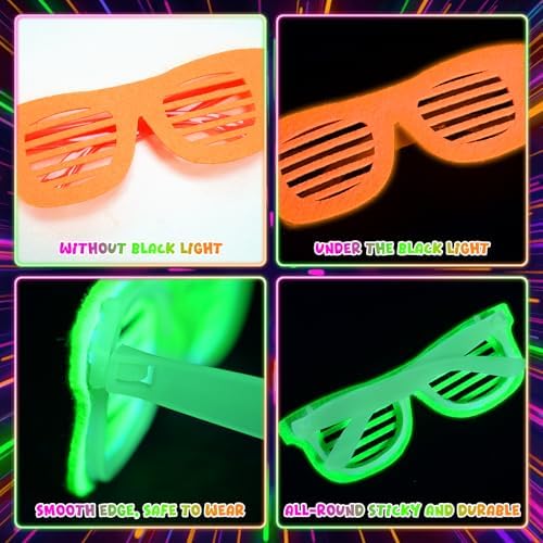 Mega-L 12 Pcs Glow in The Dark Glasses Party Favors