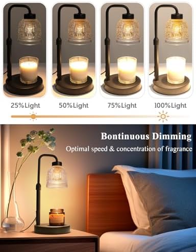 Yohonk Candle Warmer Lamp with Timer Dimmable
