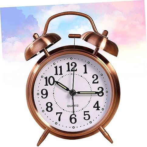 Metal Double Bells Alarm Clock Classic Design