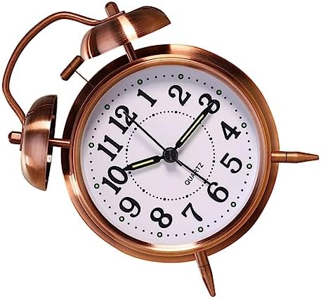 Metal Double Bells Alarm Clock Classic Design