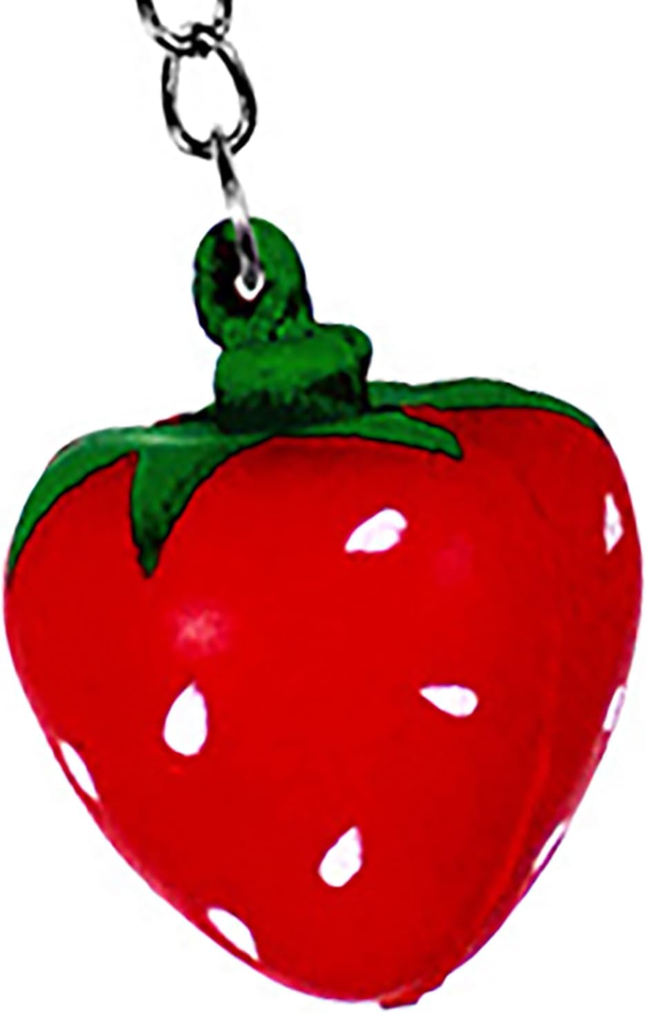 10 Pcs Strawberry Keychain Keyring Charm for Party Favors