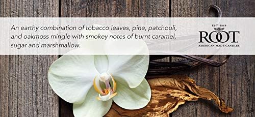 Root Candles Honeycomb Veriglass Scented Beeswax Blend Candle - Small - Tobacco Vanilla