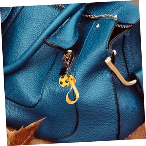 PartyKindom 2 Pcs Soccer Keychain Football Pendant for Keys and Bags