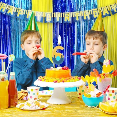 Yellow Jeans Cartoon Themed Photo Booth Curtain