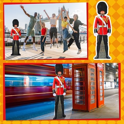 6 Ft British Royal Guard Stand-Up Cutout Prop
