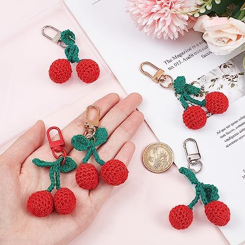 CRASPIRE 6Pcs 3 Color Enamel Keychain Set