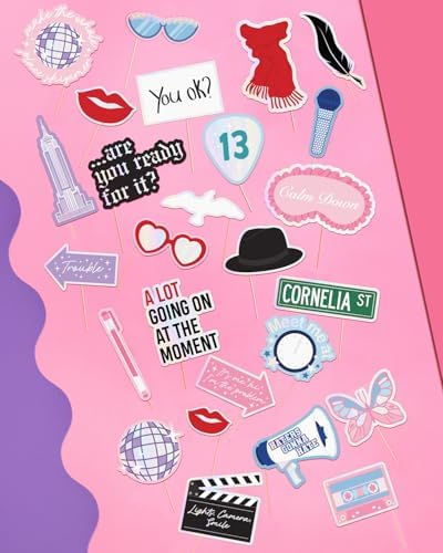 Xo Fetti Party Era Photo Props - 26 Count