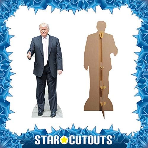 STAR CUTOUTS Donald Trump Pink Tie Life Size Cardboard Cut