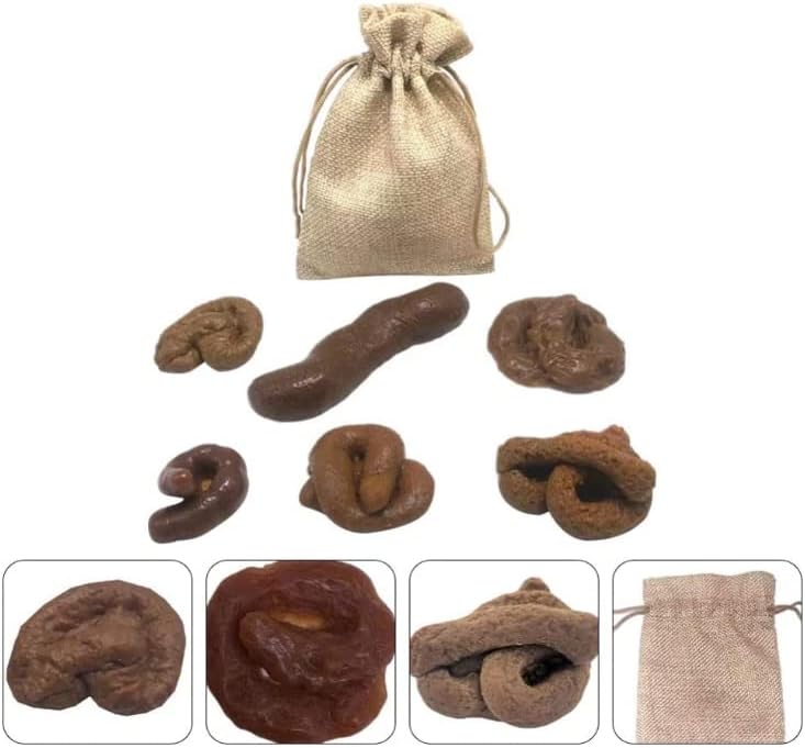 Floating Fake Poop Prank Gag 6PCS for Halloween April Fools